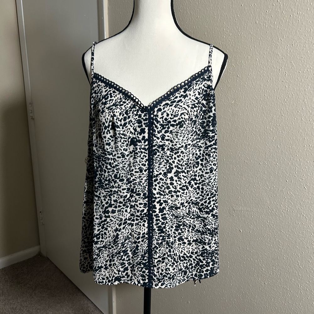 Daniel Rainn Monochrome Patterned Camisole